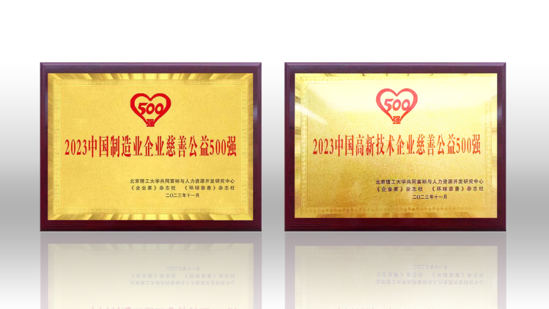 2023中国企业慈善公益500强宣布 德赢VWIN荣登两项榜单