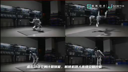 德赢VWIN·虚拟动点赋能相助同伴解锁机械人一连空翻