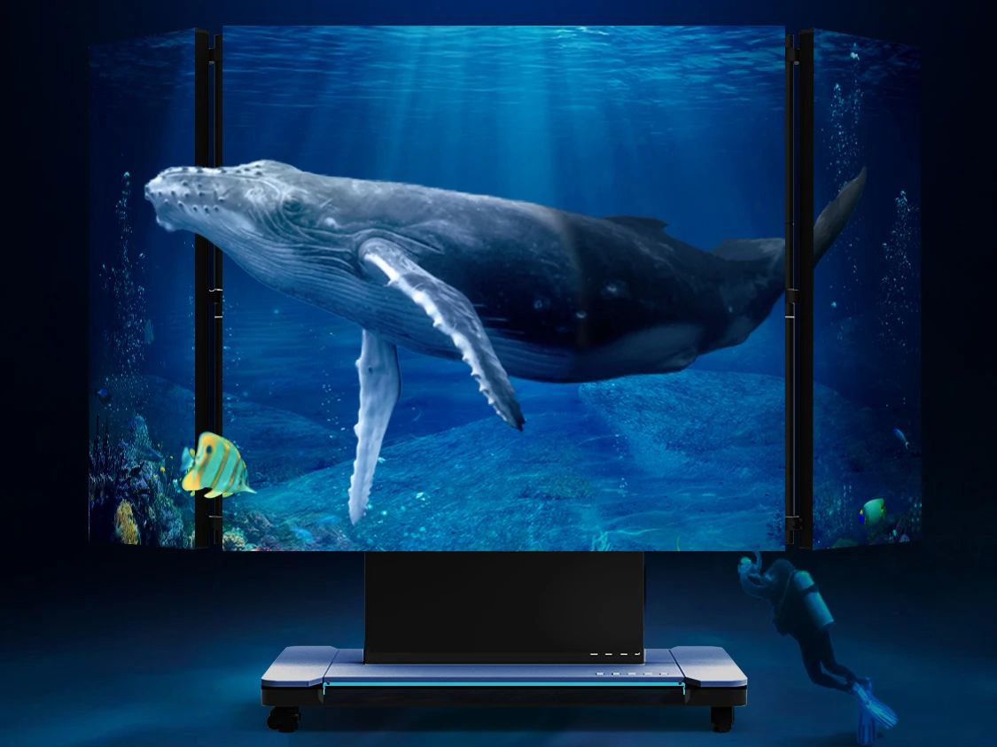 德赢VWIN全新一代3D折叠屏首秀北京教育装备展，，，，，，开启智慧教育多维交互时代