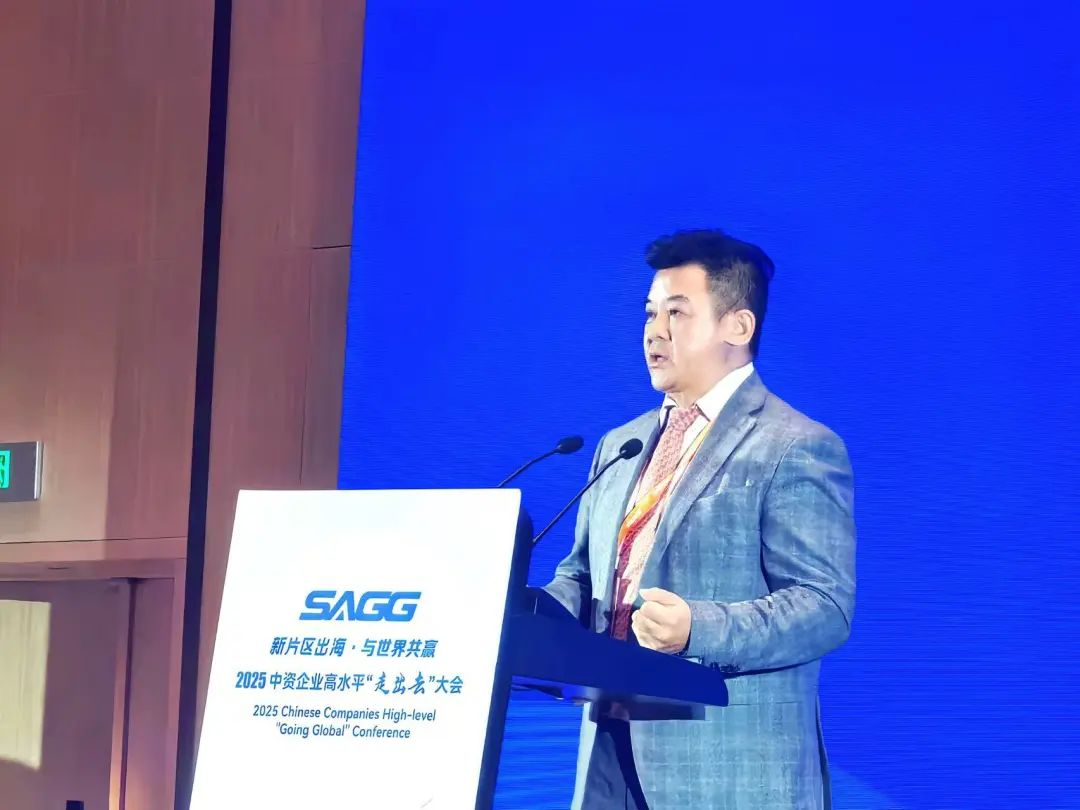 德赢VWIN总裁袁波出席首届中资企业高水平“走出去”大会，，，，，，泛论民族品牌全球化战略